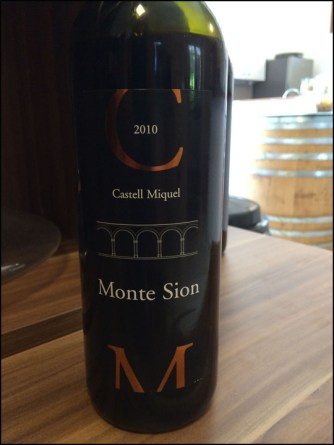 Castell Miquel Monte Sion- Cabernet 2010