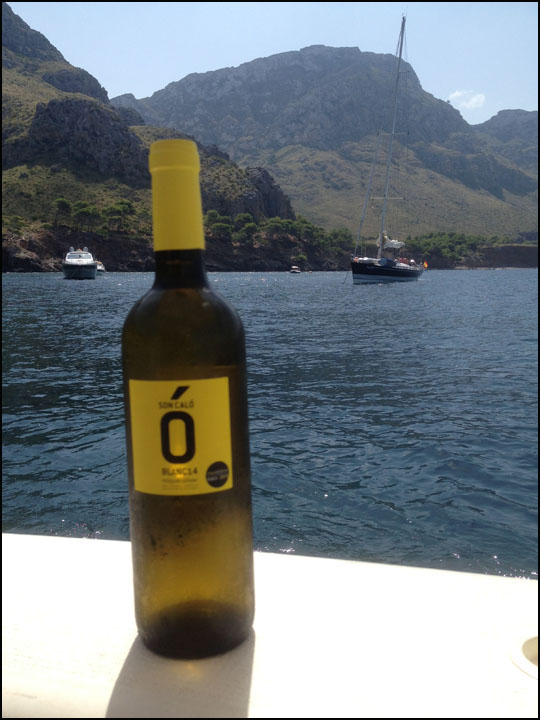 Son Calo Wine at Son Calo Beach